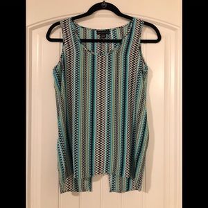 Metaphor Multi-Color Sleeveless Top XS
